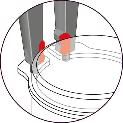 GEDORE S 8000 E - Juego de 4 Alicates Circlip - Ferrotecnia
