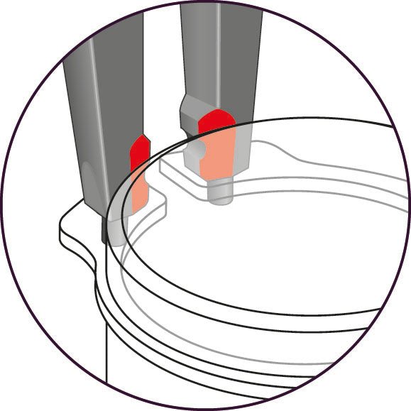 GEDORE S 8000 JE - Juego de 4 alicates segger interior - Ferrotecnia