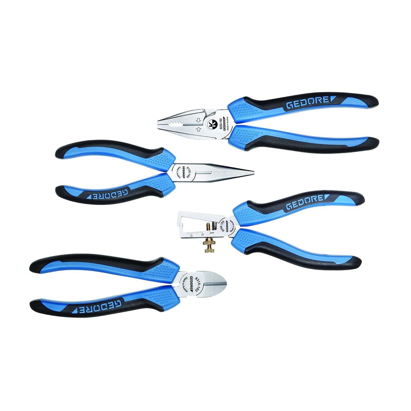 GEDORE S 8200 JC - Surtido de alicates, 4 piezas - Ferrotecnia