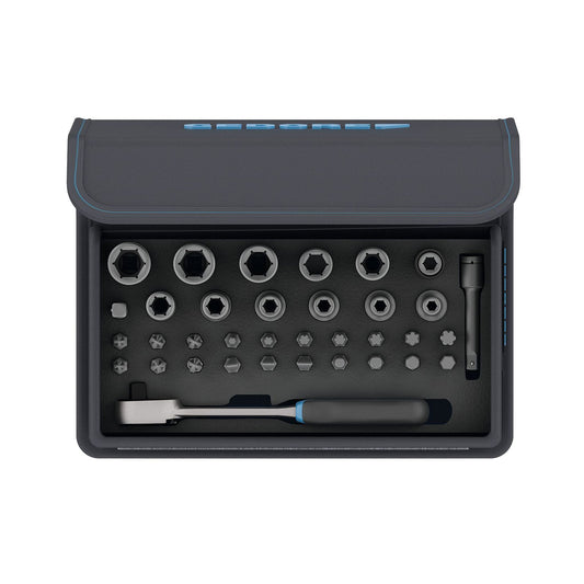 GEDORE TC 666 - MU - 20 - Juego vasos y puntas 1/4" - Ferrotecnia