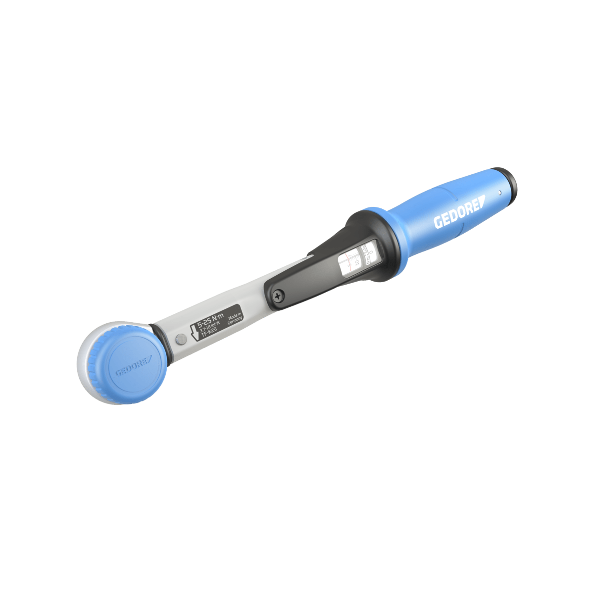 GEDORE TF - K25 - Dinamométrica Torcofix K con cuadradillo de 1/4" y rango: 5 - 25 N.m. - Ferrotecnia