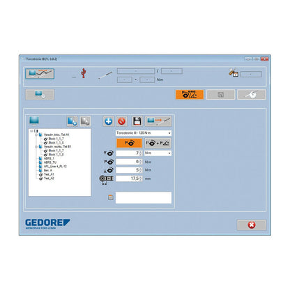 GEDORE TT3KH 350 - Dinamométrica digital Torcotronic III 70 - 350 N.m. - Ferrotecnia