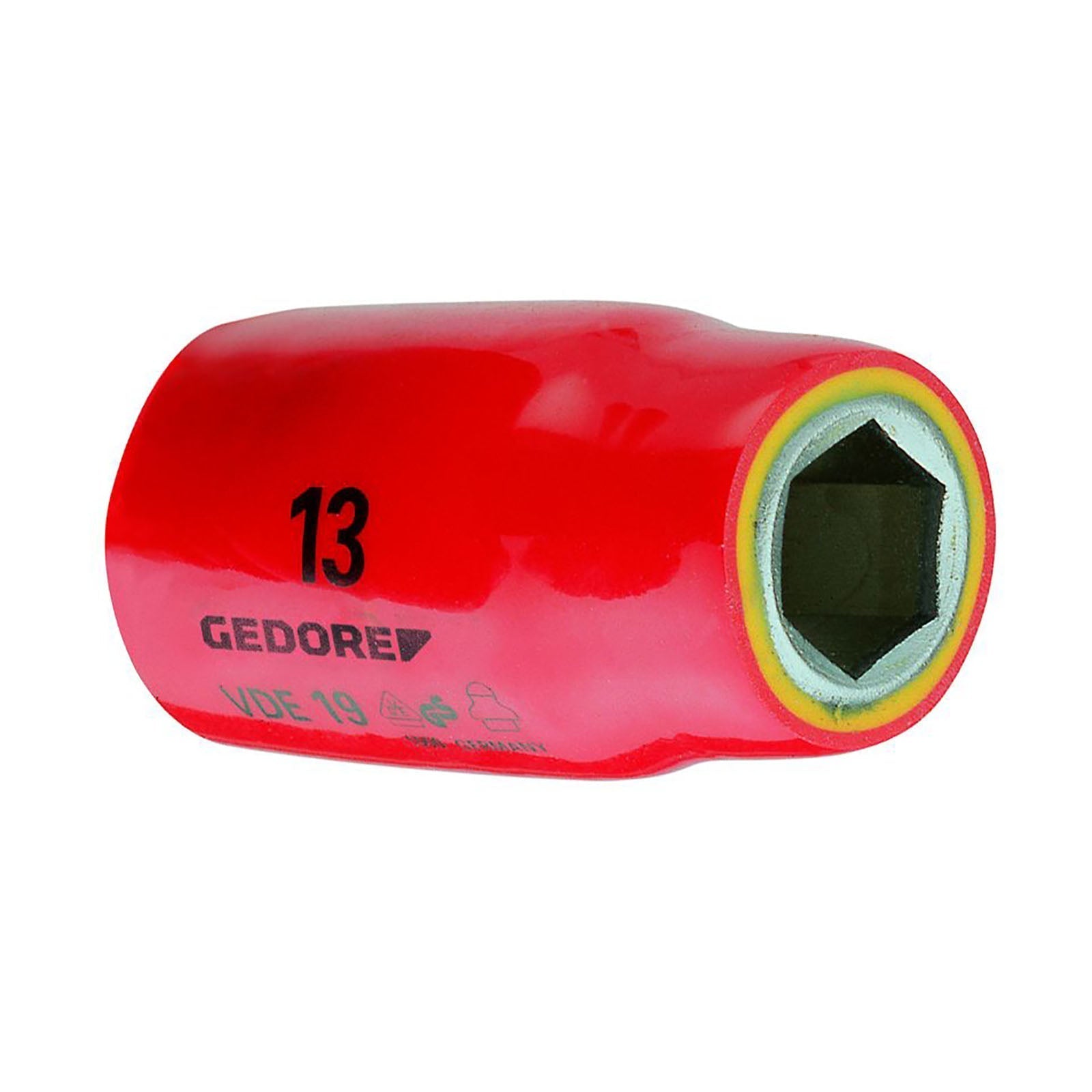 GEDORE VDE 19 10 - Llave de vaso VDE 1/2" 10 mm - Ferrotecnia