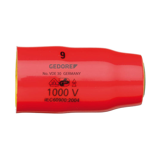 GEDORE VDE 30 - Vasos hexagonales aislados VDE de 3/8" - Ferrotecnia