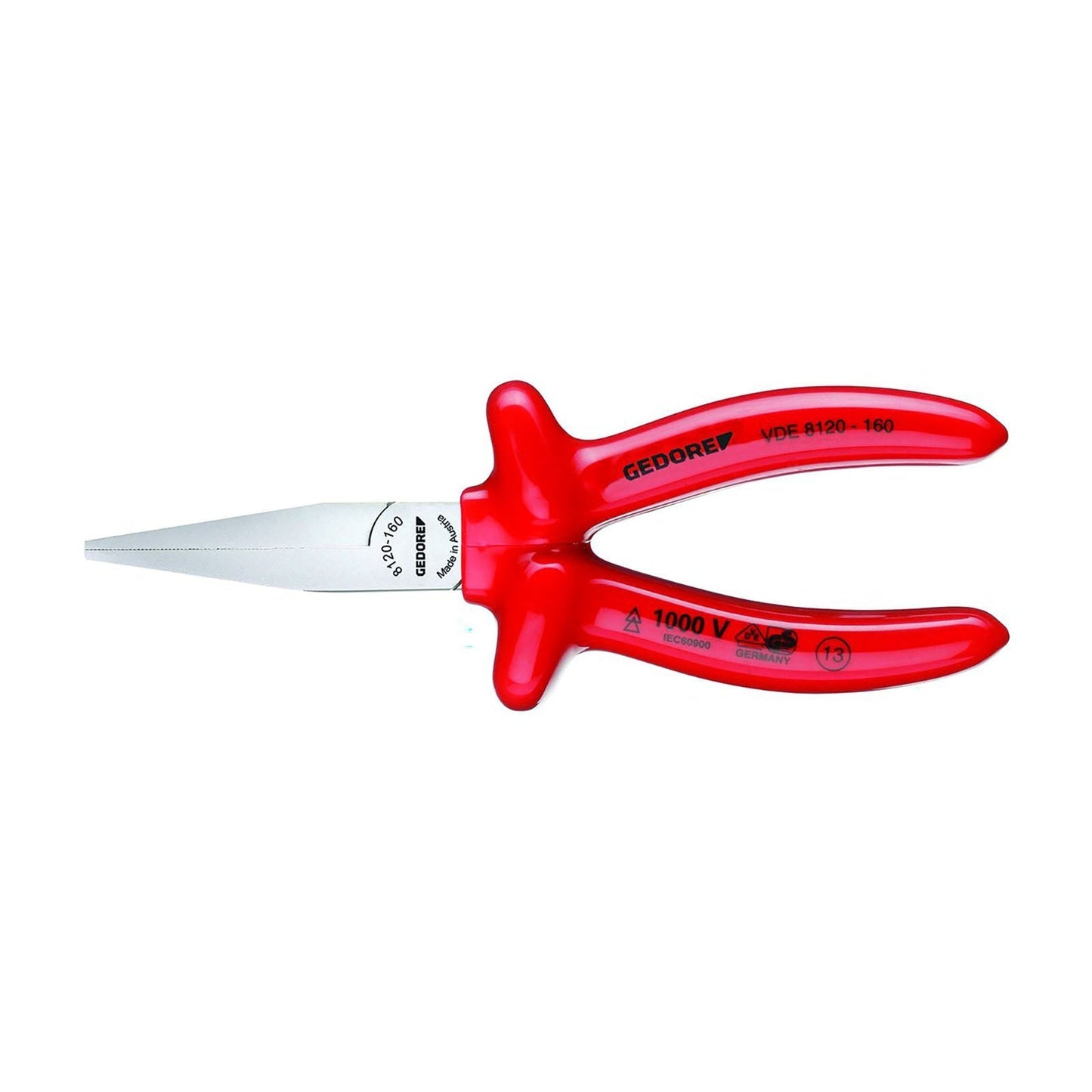 GEDORE VDE 8120 - 160 - Alicate VDE boca plana 160 - Ferrotecnia