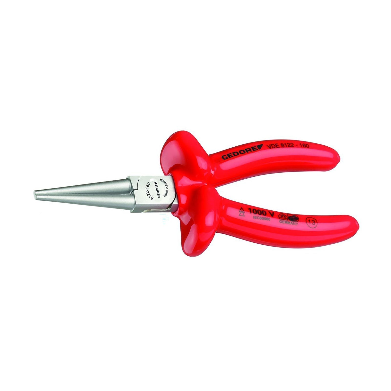 GEDORE VDE 8122 - 160 - Alicate VDE boca redonda 160 - Ferrotecnia