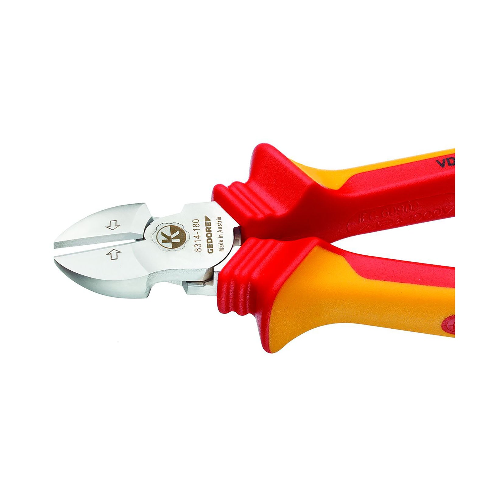 GEDORE VDE 8314 - 180 H - Alicate de corte diagonal VDE - Ferrotecnia