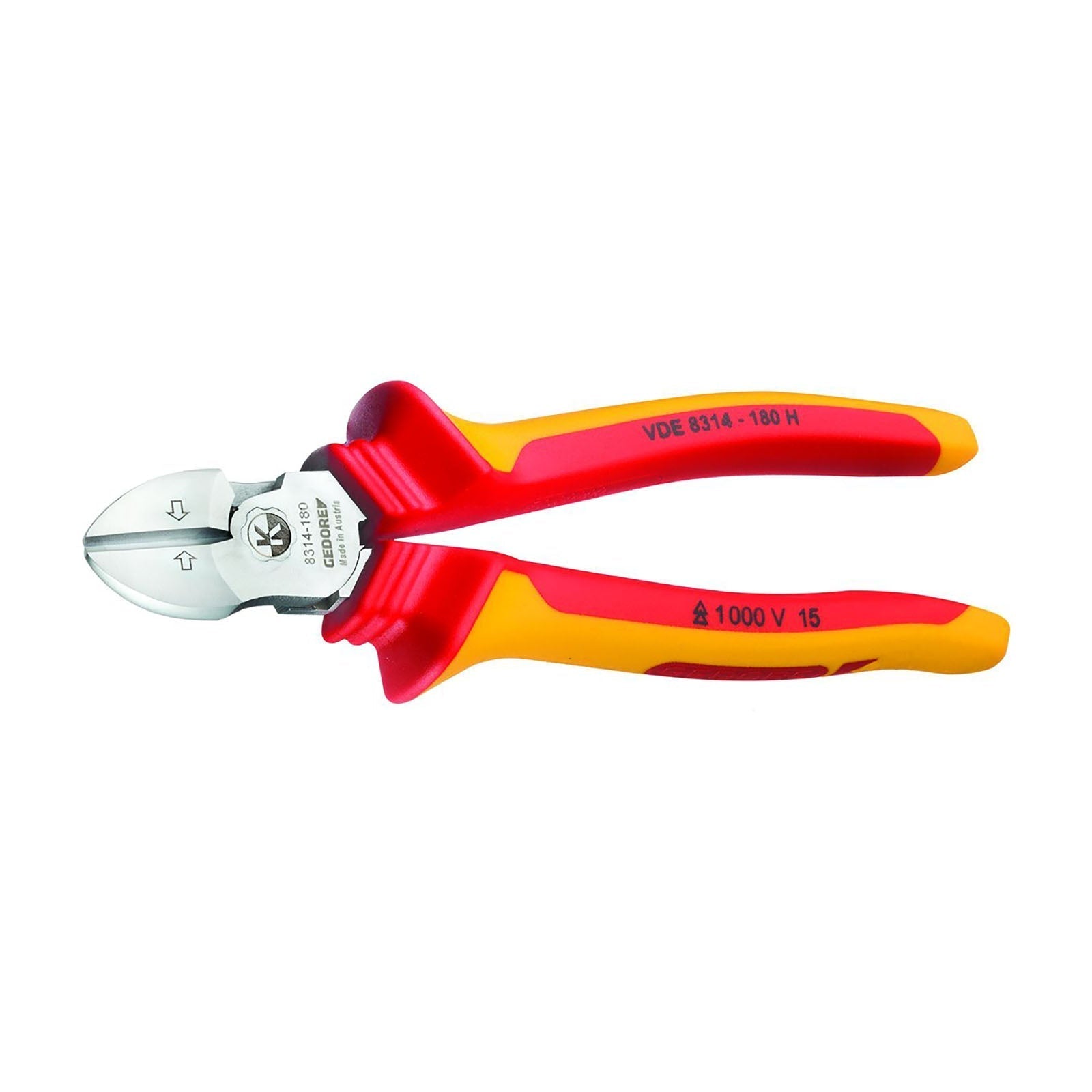 GEDORE VDE 8314 - 180 H - Alicate de corte diagonal VDE - Ferrotecnia