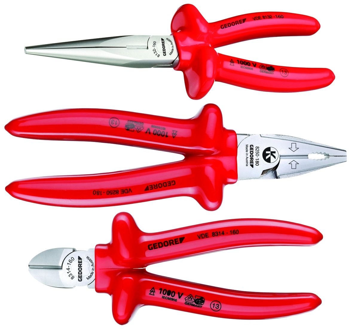 GEDORE VDE S 8003 - Juego Alicates VDE - Ferrotecnia