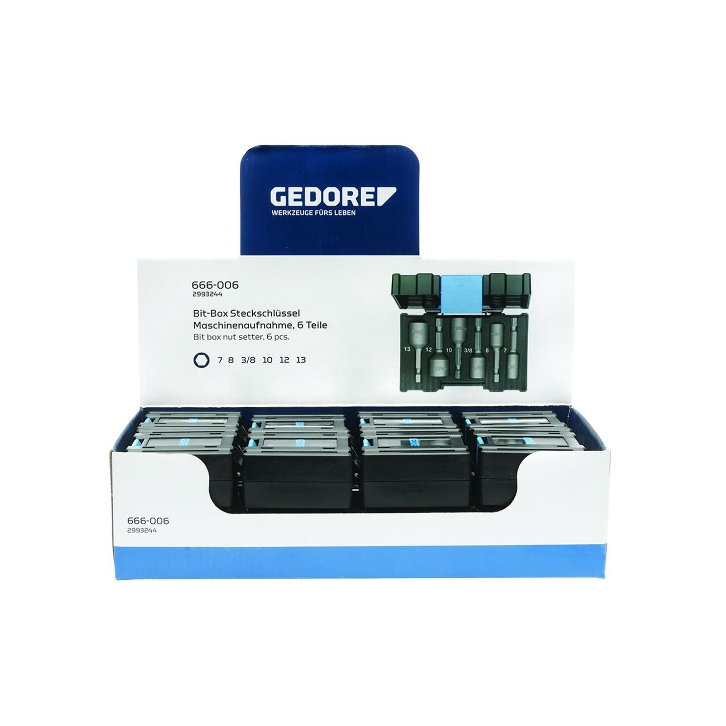 GEDORE VS 666 - 006 - Display de 16x 666 - 006 - Ferrotecnia