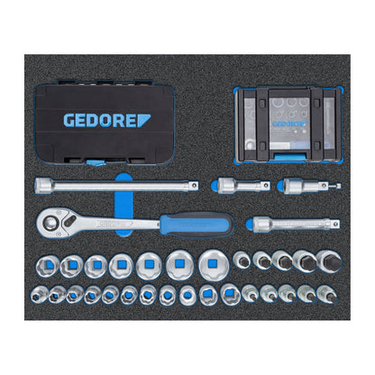 GEDORE WSL - M - TS - 172 - Carro con surtido de 172 htas - Ferrotecnia