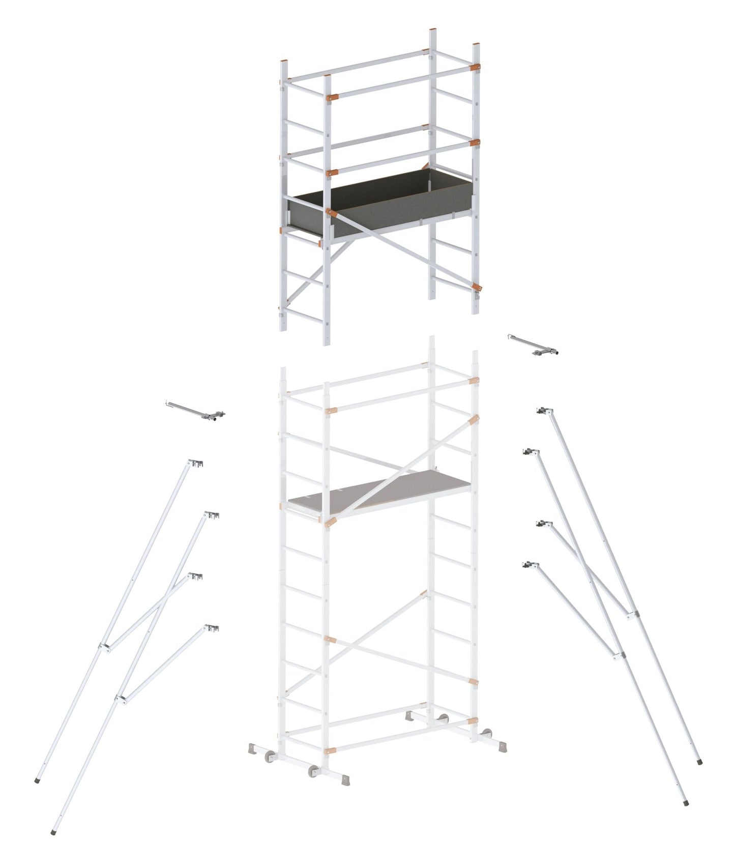 Gierre Andamio de aluminio con sistema de anclaje rápido Fast and Lock 400 - Ferrotecnia