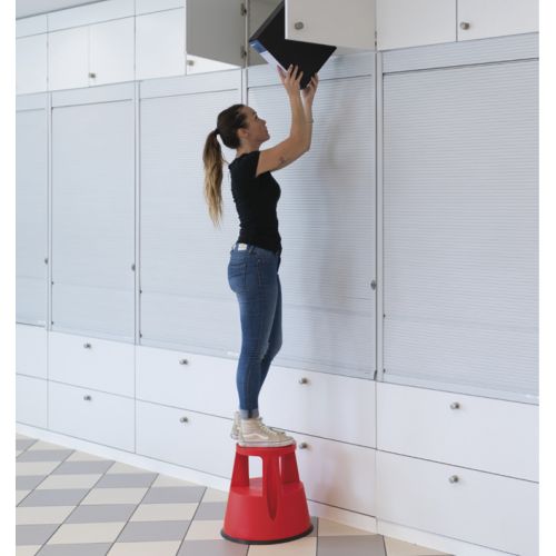 Gierre B0020 - Taburete de plástico con ruedas Rollingstep - Ferrotecnia