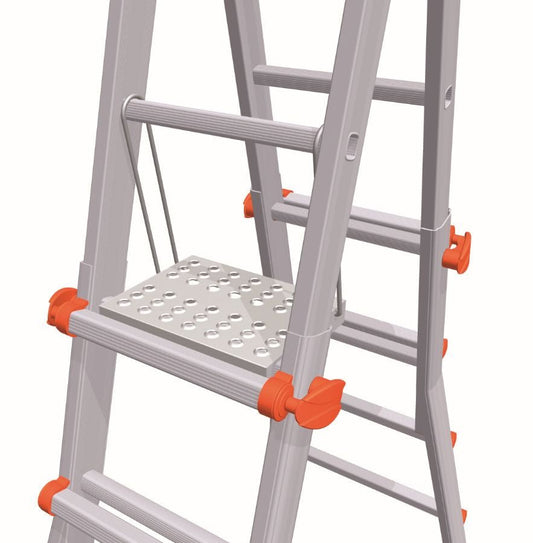 Gierre D4009 - Plataforma de trabajo para escaleras multifunción telescópicas - Ferrotecnia
