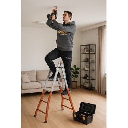 Gierre Escalera multifunción telescópica de acero 125 kg PEPPina - Ferrotecnia