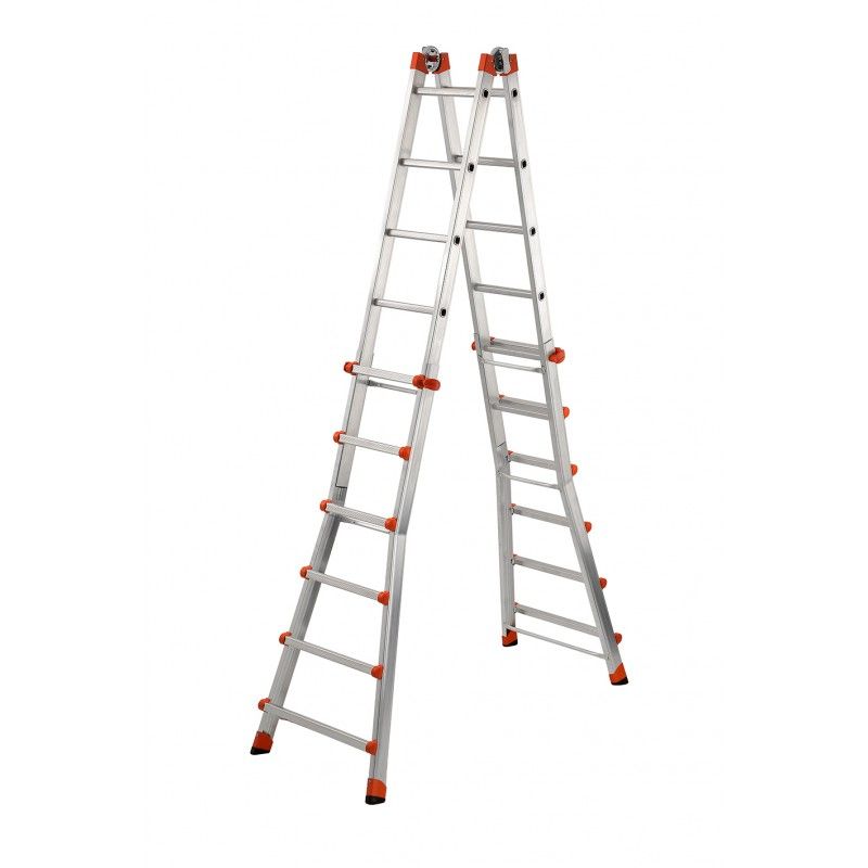 Gierre Escalera multifunción telescópica de aluminio con certificado EN131 PEPPina - Ferrotecnia