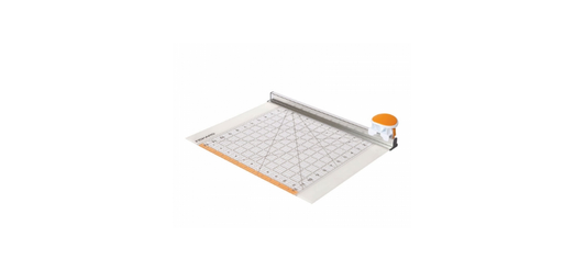 Fiskars Cúter rotatorio Ø 45 mm con Regla, 6" x 24", Naranja/Blanco, 1014651