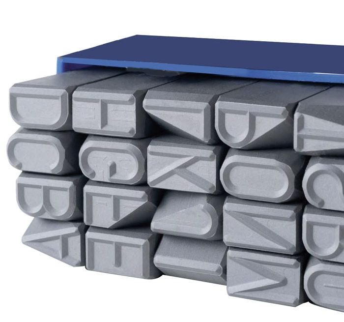 Gravurem 30120000 - Juego abecedario medidas especiales 27 piezas (A - Z) Standard (20 mm) - Ferrotecnia