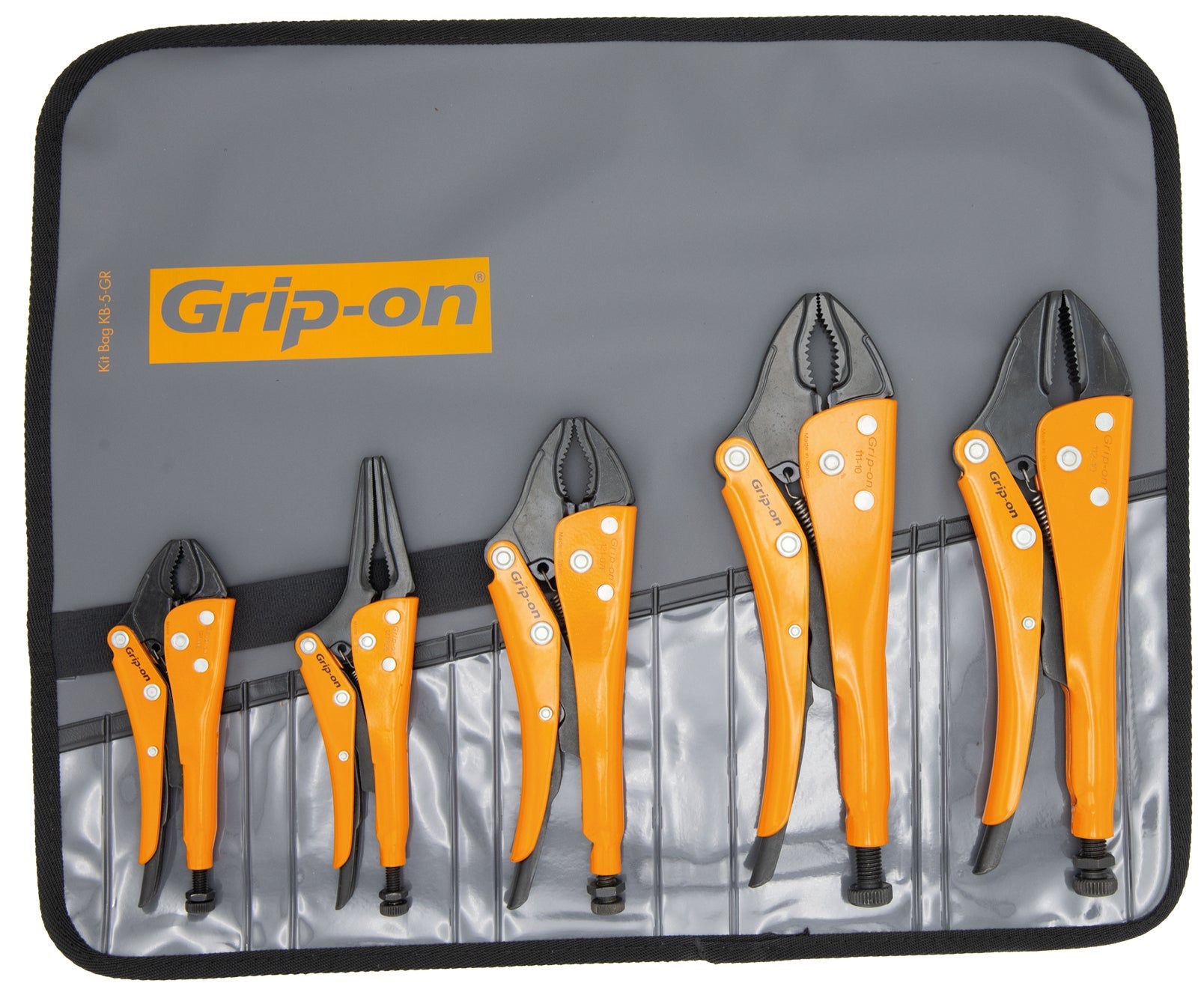 Grip - on BK - SET5 - 89 - Kit básico de 5 tenazas grip BK - SET5 - Ferrotecnia