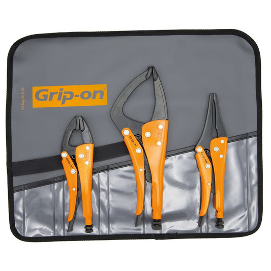 Grip-on GK-SET3-89 - Garage kit of 3 grip pliers GK-SET3