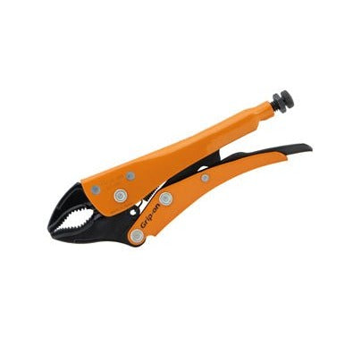 Grip-on 121 Curved jaw grip pliers with cutting edge