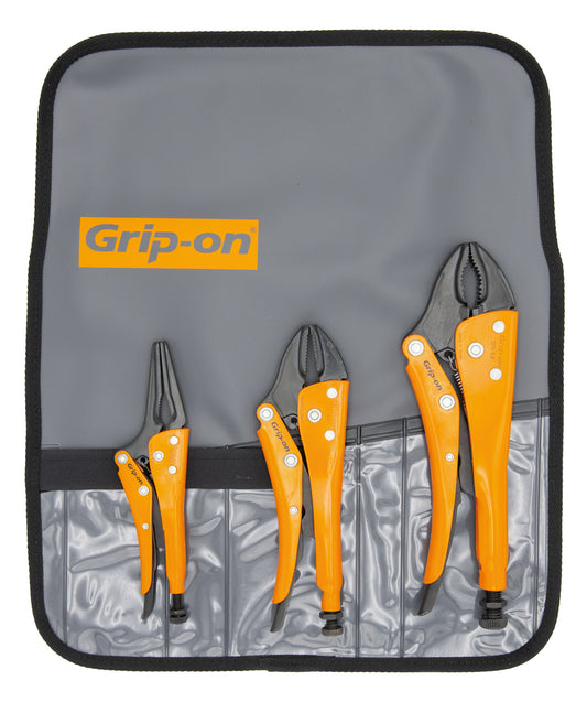 Grip-on BS-SET3-89 - Kit básico de 3 tenazas grip BS-SET3