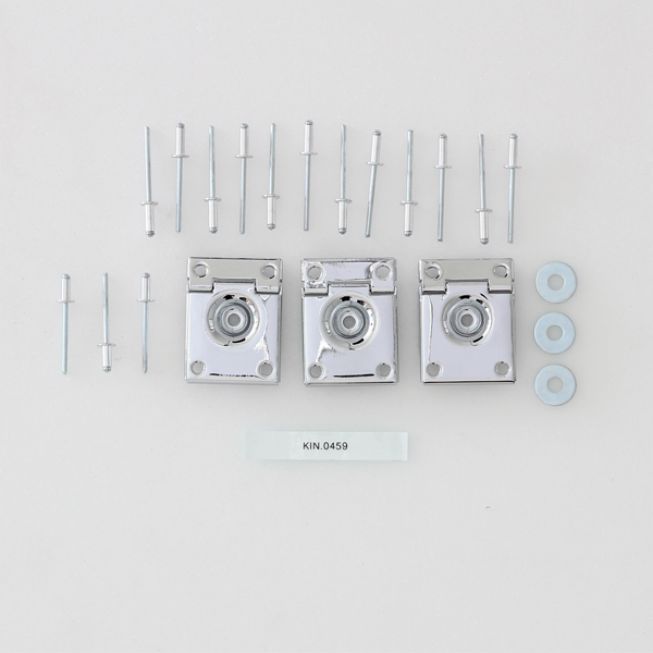 GT Line KIN.0459 - Juego de 3 bisagras para modelo ATOMIK WHEELS y ATOMIK 215 - Ferrotecnia