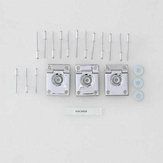 GT Line KIN.0459 - Juego de 3 bisagras para modelo ATOMIK WHEELS y ATOMIK 215 - Ferrotecnia