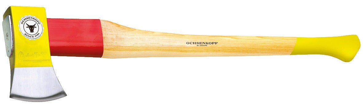 Hacha SPALT - FIX ROTBAND - PLUS con mango de nogal 80 cm - Ferrotecnia