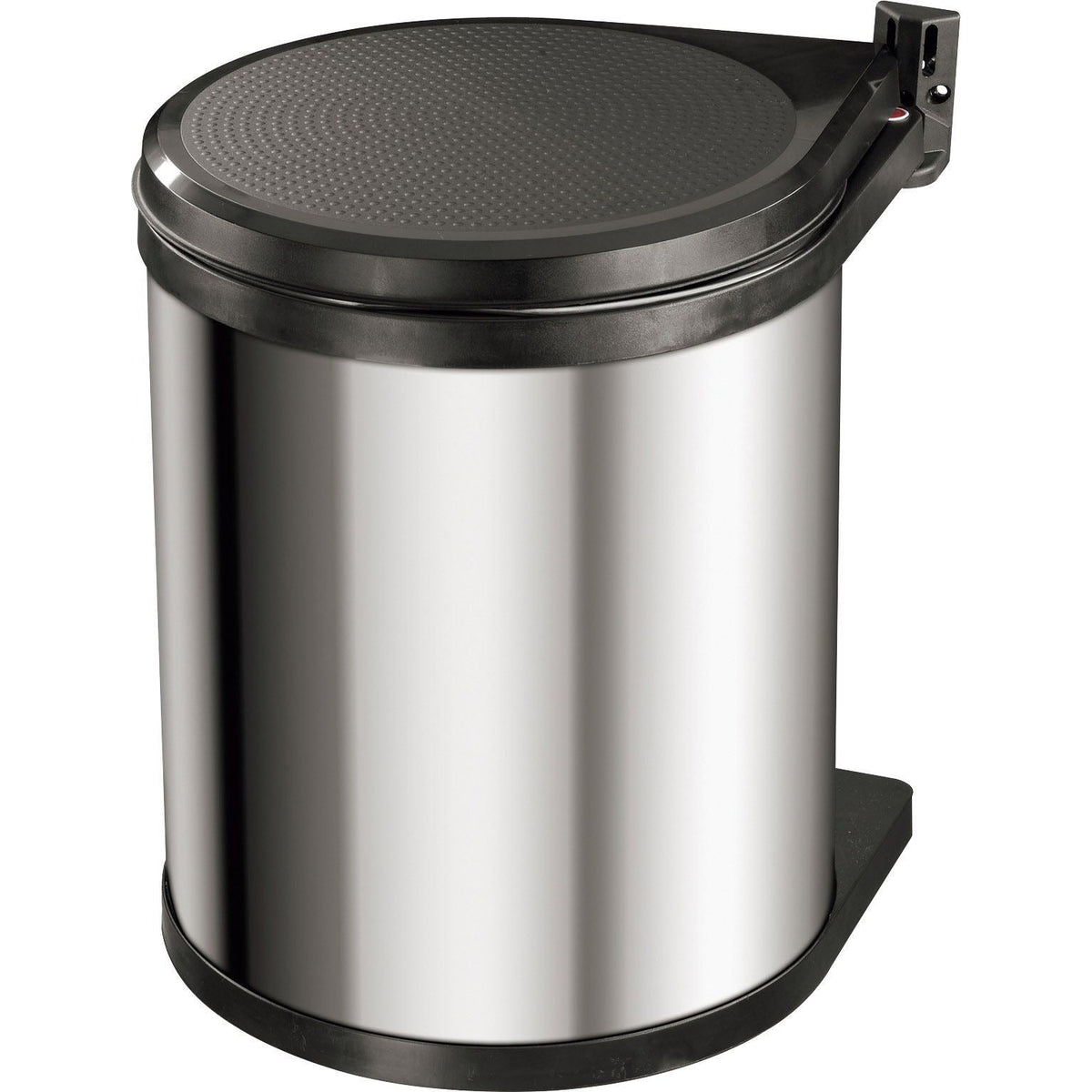 Hailo 3555-101 - Cubo de basura integrable de 15 litros Compact-Box gris - Ferrotecnia