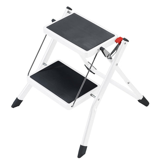 Hailo 4310-001 - MK60 StandardLine Steel Stool White (2 Steps)