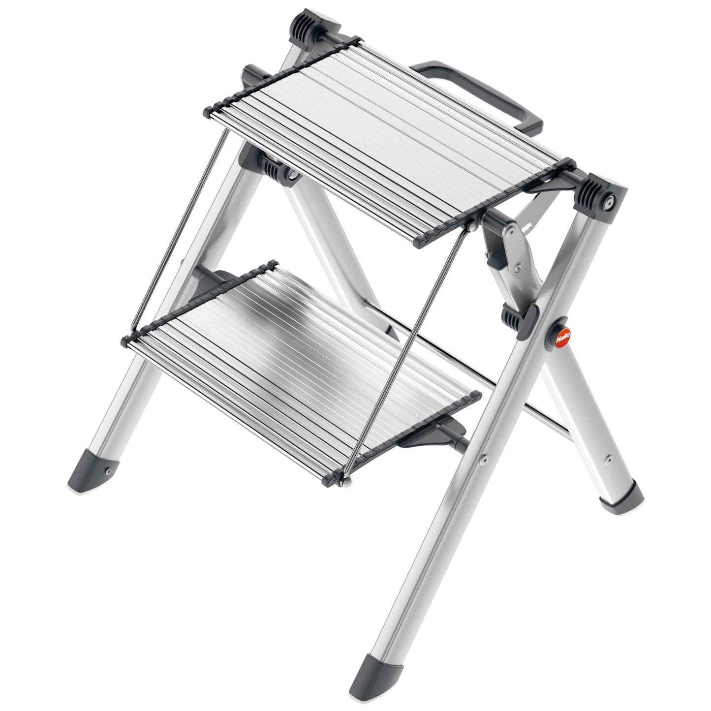 Hailo 4310-100 - MK80 ComfortLine Aluminum Stool (2 steps)