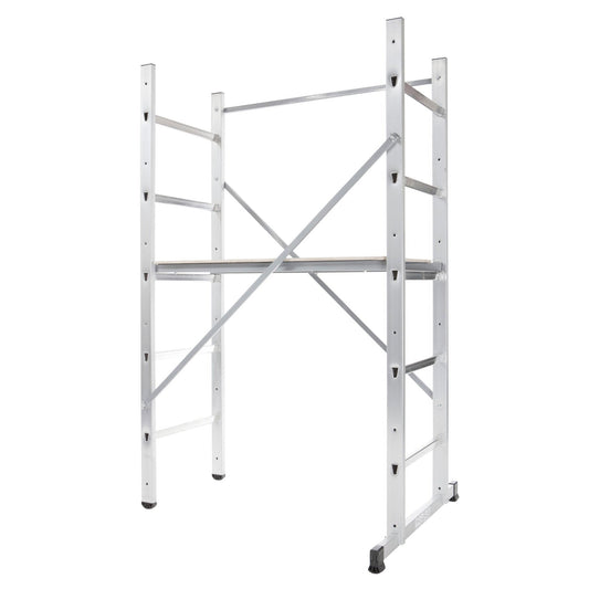 Hailo 9473-311 - Andamio de aluminio Hobby 3 (altura máxima de trabajo 3 m) - Ferrotecnia
