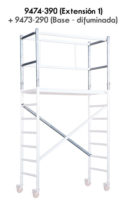 Hailo Andamio EN1004 de aluminio tubular Expert Pro - Ferrotecnia