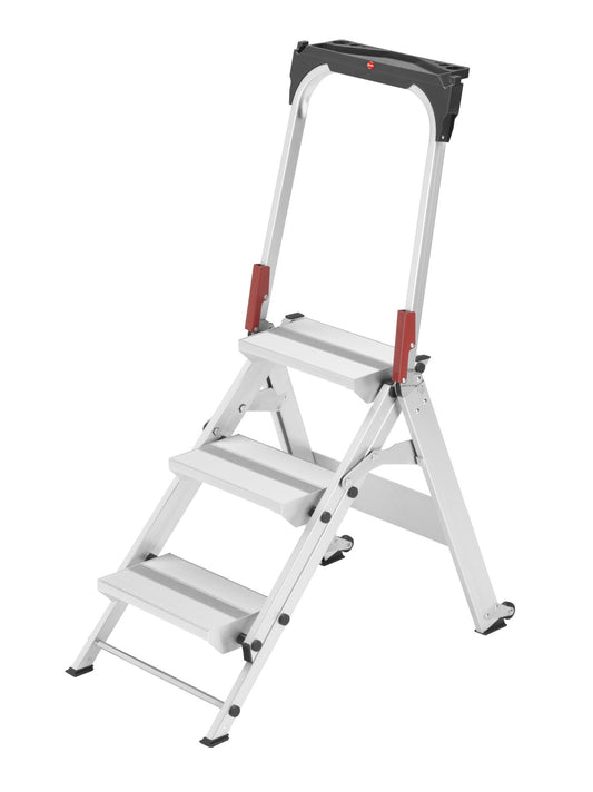 Hailo Mini escalera de aluminio ST100 TopLine - Ferrotecnia