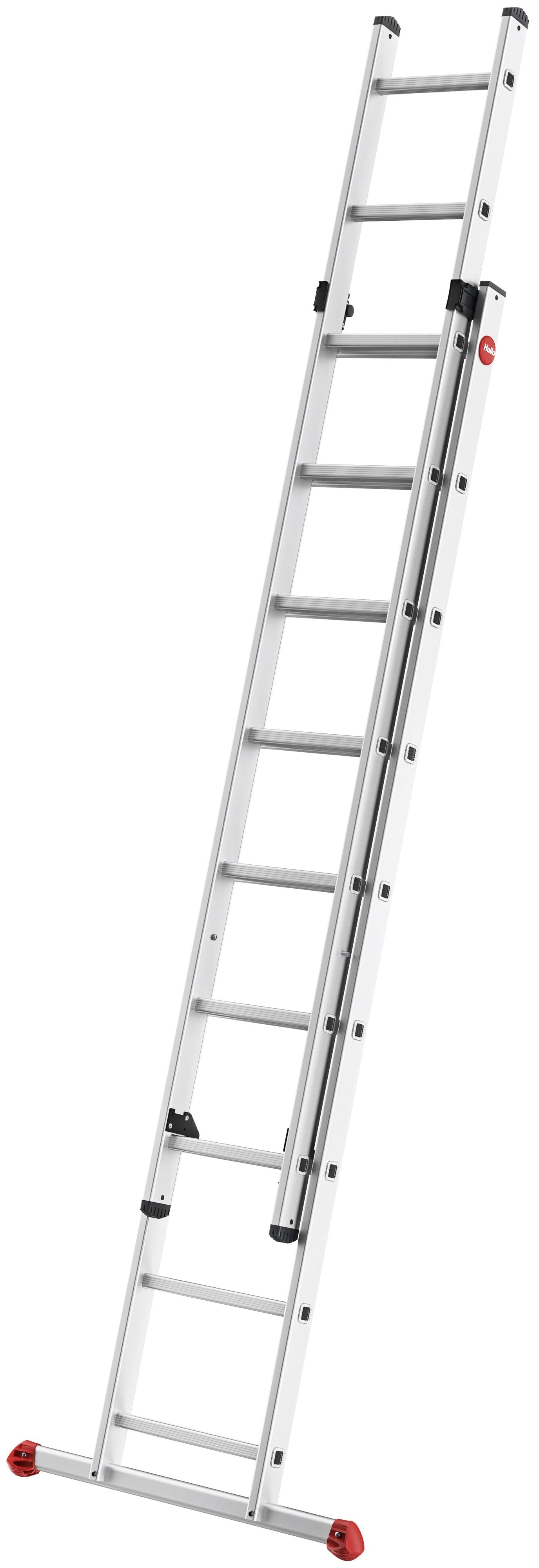 Hailo Escalera de apoyo de 2 tramos corredera ProfiStep Duo