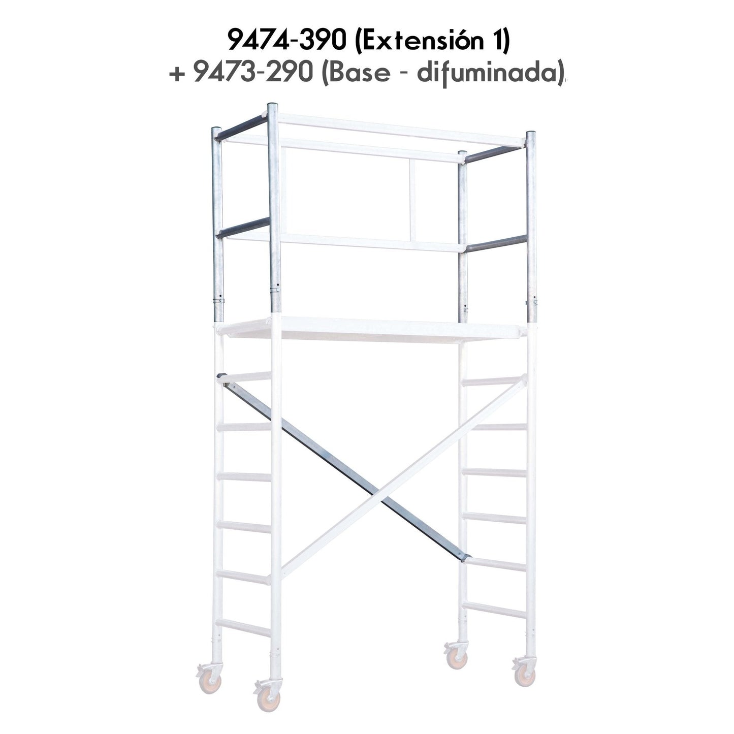 Hailo EN1004 Tubular Aluminum Expert Pro Scaffold