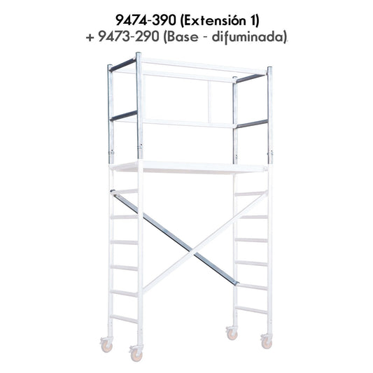 Hailo Andamio EN1004 de aluminio tubular Expert Pro