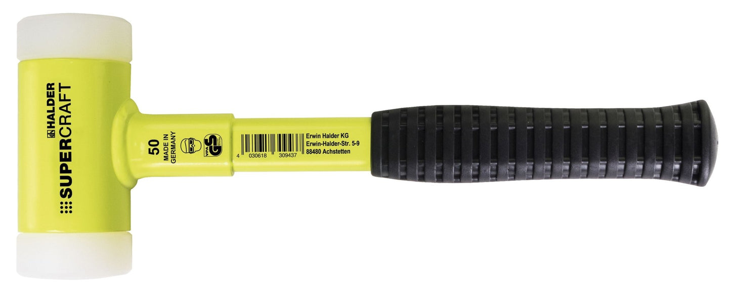 Halder Maza anti rebote amarilla fluorescente SuperCraft - Ferrotecnia
