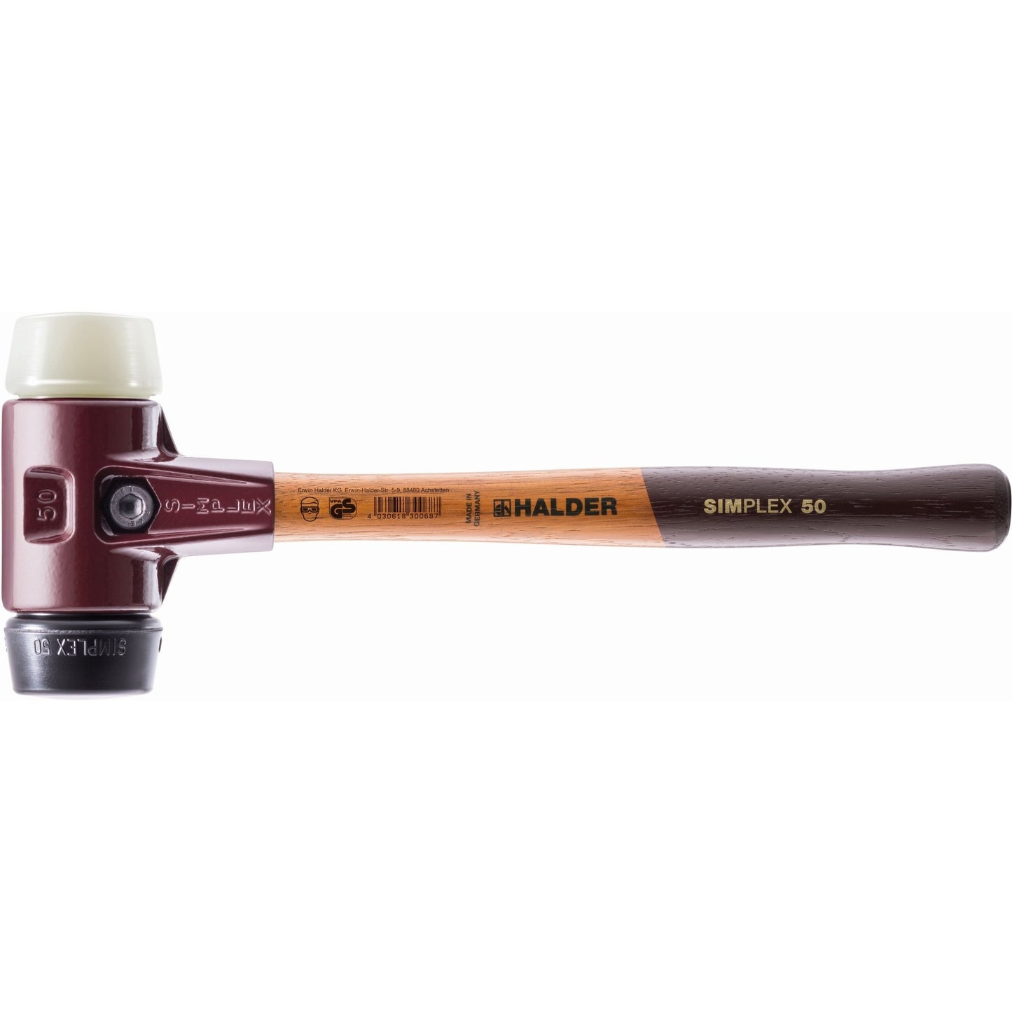 Halder Maza de goma + nylon Simplex