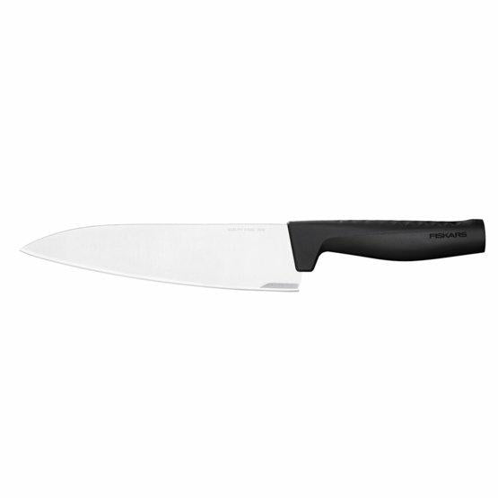 Fiskars Cuchillo de cocina, Elegantes Design, Longitud total: 33,1 cm, Acero inoxidable/Plástico, Hard Edge, 1051747