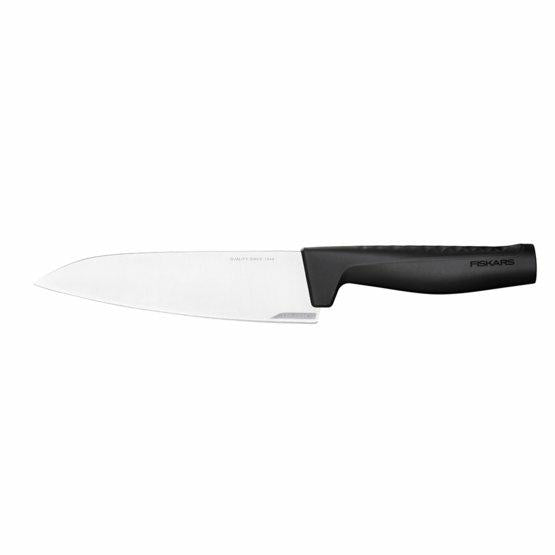 Fiskars Cuchillo de cocina, Elegantes Design, Longitud total: 30,1 cm, Acero inoxidable/Plástico, Hard Edge, 1051748