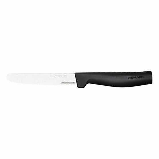 Fiskars Cuchillo para tomates, Elegantes Design, Longitud total: 23,4 cm, Acero inoxidable/Plástico, Hard Edge, 1054947