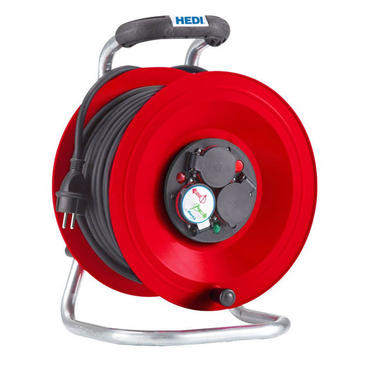 Hedi EK2Y40P2TF100 - Enrollacables STAR LITE/PROFESSIONAL con cable de PVC 40 m. x 3G2,5 (IP44) - Ferrotecnia