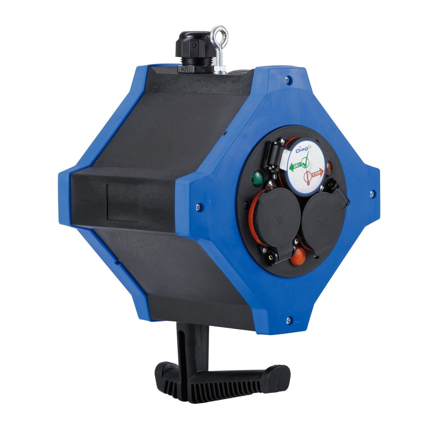 Hedi KVE6000 - Distribuidor de corriente suspendido con 6 tomas de seguridad 16 A - Ferrotecnia