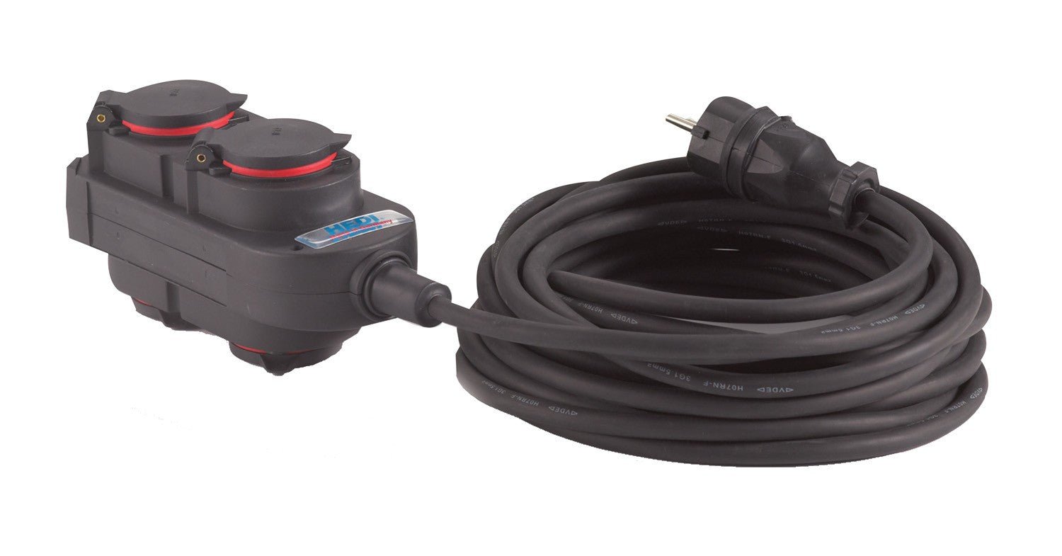 Hedi VK10NK4 - Cable de goma de neopreno con cabezal suspendido IP44 - H07RN - F 10 m - Ferrotecnia