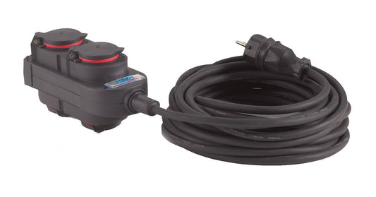 Hedi VK25NK4 - Cable de goma de neopreno con cabezal suspendido IP44 - H07RN - F 25 m - Ferrotecnia