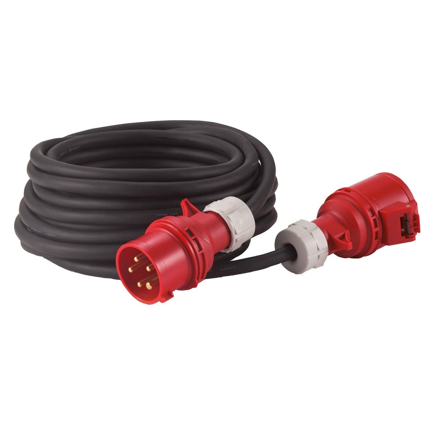 Hedi VKD10162 - Alargador trifásico AC 16 A Hedi 10 m. cable de goma de neopreno 5G2,5, color negro, IP44