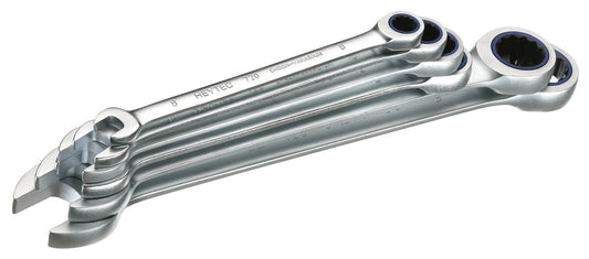 HEYTEC 50720600080 - Juego llaves combinadas con carraca K 50720 - 6 - M - Ferrotecnia