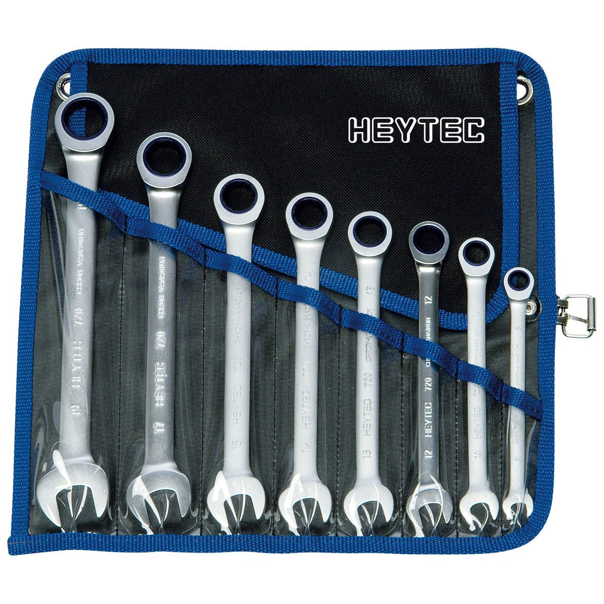 HEYTEC 50720600180 - Juego llaves combinadas con carraca R 50720-6-M